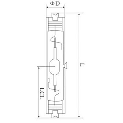 Ceramisch het Metaalhalogenide Lichte 35w 50w 70w 100w 150w van de straatverlichting 4200K