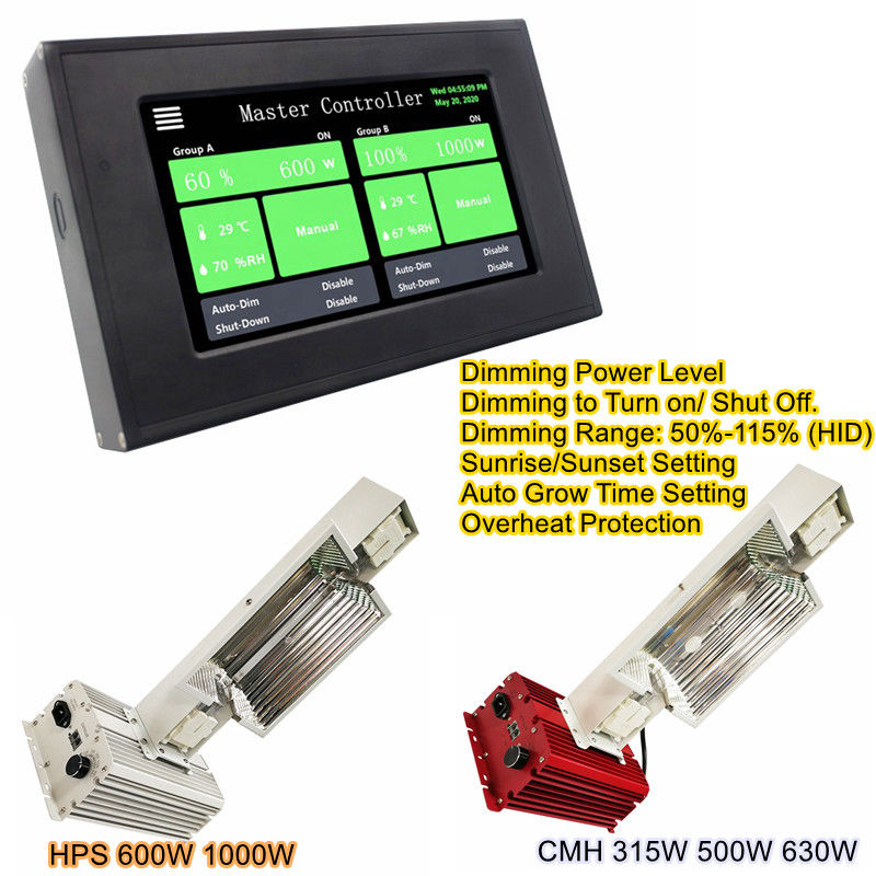De vochtigheidssensoren 315W 0 10V-Controlemechanismecmh HPS Binneninstallatie kweken Verlichting